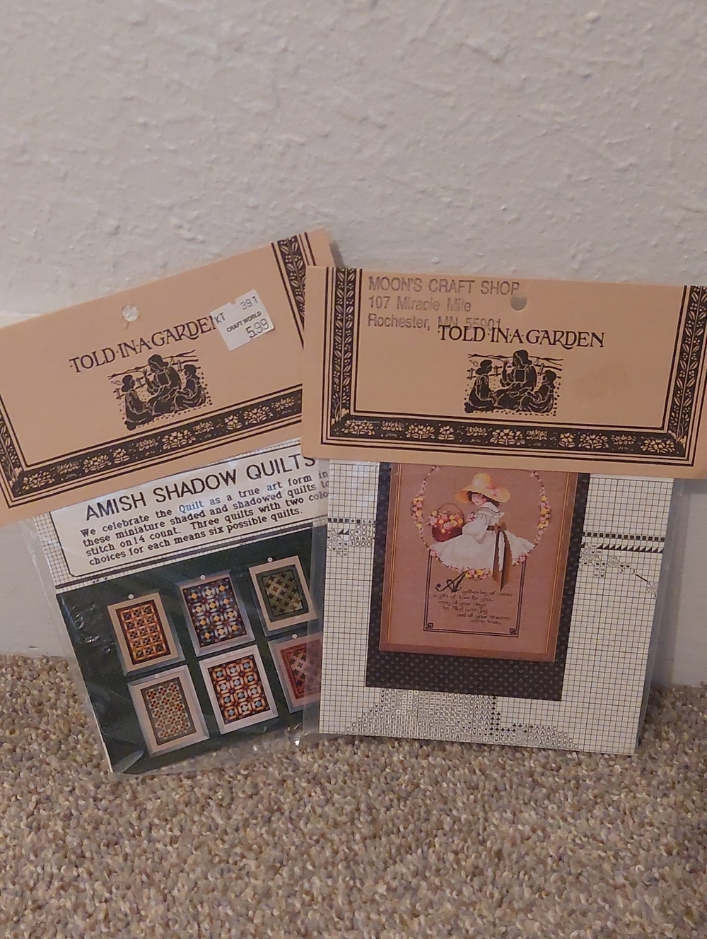 Told In A Garden Cross-Stitch Patterns